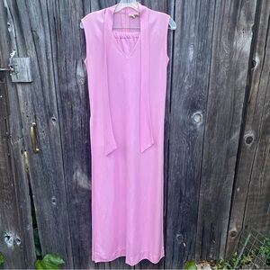 Vintage Rina California Maxi Dress Lilac color with matching Hot Pants Size S